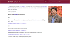 Desktop Screenshot of battaldogan.com